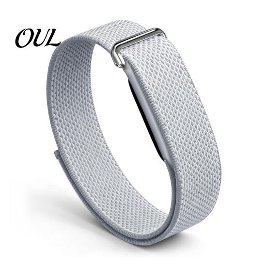 Легкая регулировка Фитнес-ремешки Нейлоновая лента для Fitbit Air, Дышащий сменный ремешок для часов, Регулируемые влагоотводящие ремешки Спортивный браслет,