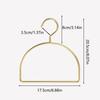 Gold Clothes Rack Half Round Tie Hooks Multi-function Scarf Hangers  for Adult Kids