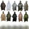Camouflage Raincoat: Three-in-One Hiking Cape & Canopy