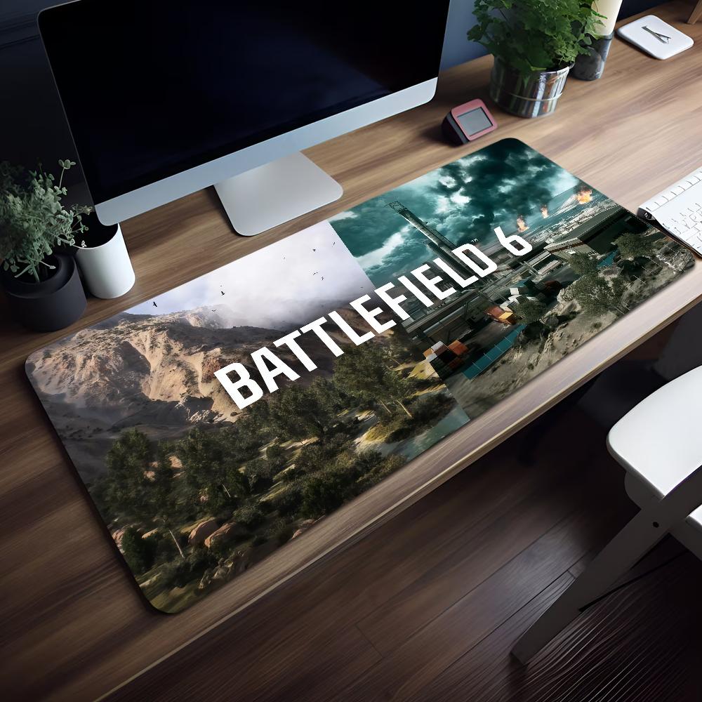 Mouse Pad MousePad Non-slip Lockedge Office Game Student B-Battlefield Gaming E-sports 6 New Thickened Large Writing Pad Cushion