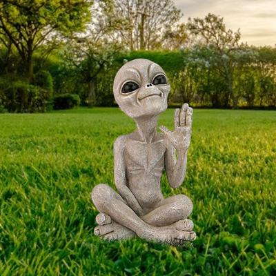 Дропшиппинг Статуя Инопланетянина Космос Набор Садовых Фигурок Марсиан Для Дома Внутри Помещения На Открытом Воздухе Фигурки Садовые Украшения Миниатюры
