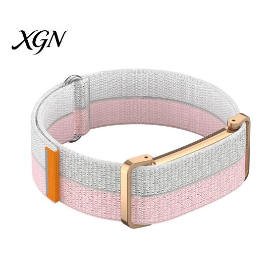 Comfortable Sleep Band for Daily Use Nylon Fitbit Air, Breathable Woven Sport Strap, Adjustable Replacement Fitness Tracker Bracelet Wristband