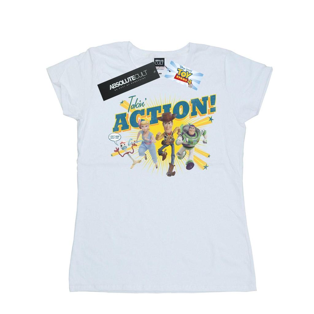 Disney Womens/Ladies Toy Story 4 Takin´ Action Cotton T-Shirt