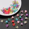 Handmade Beads Acrylic Color Plated Bell Orchid Flower Loose Beads Accessories Ancient Style Bud Beads Bracelet Diy Materials Handmade Beads Pendant