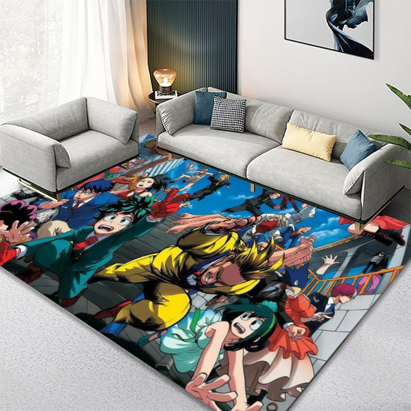 My Hero Academia Carpet Rug for Living Room Bedroom Home Sofa Decoration,Kids play Non-slip Floor Mat