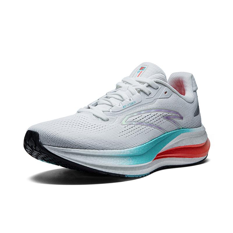 ANTA Champion 5 Running Shoes Men's Low Top White Gray Blue Red Multicolor 112635562-1