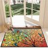 Upgraded Material Leaves Welcome Door Mat Living Room Bedroom Kitchen Bathroom Thickened Durable Carpet Rug Home Decor