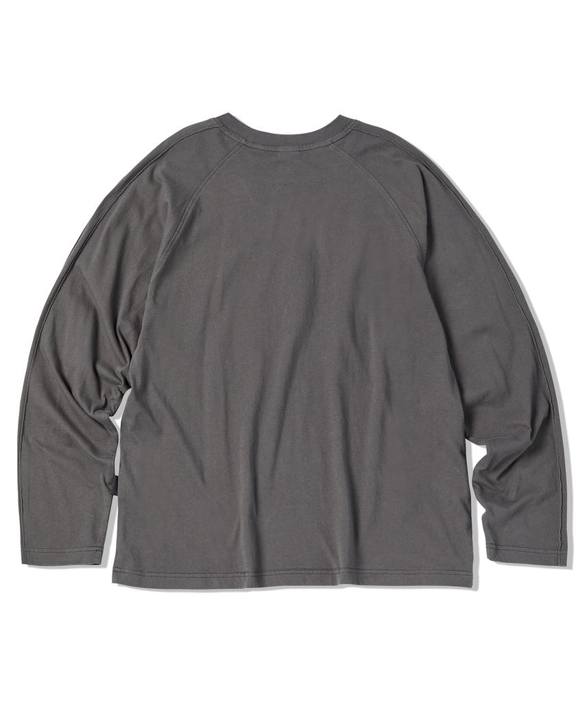 TRAVEL Embossed Star Long Sleeve Charcoal