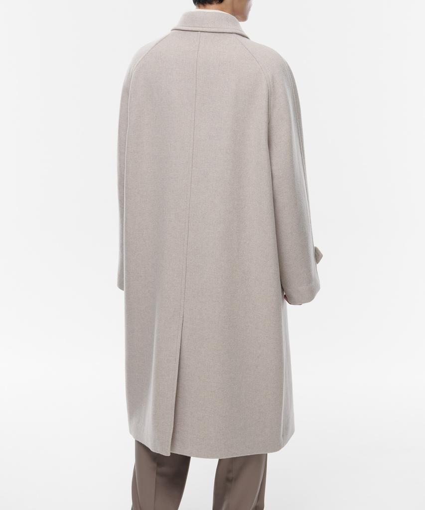 Musinsa Standard Cashmere Blend Oversized Balmacaan Coat [Oatmeal]