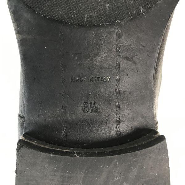 Сделано в Италии/HUGO BOSS/Кожаные туфли с удлиненным носком и гладким мыском/6.5/25.0-25.5/Коричневый/КОРИЧНЕВЫЙ/Деловые туфли(ИСПОЛЬЗОВАЛ)