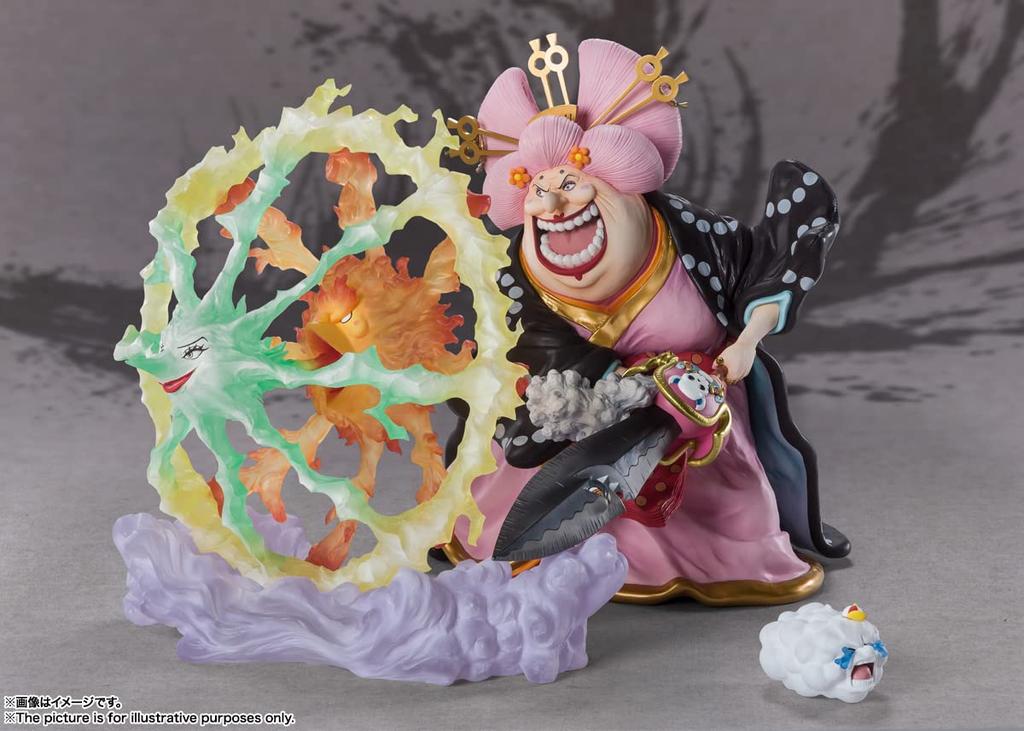 FiguartsZERO ONE PIECE [Супер свирепая битва] Шарлотта Линлин -Ойран О-Лин Монстр-шоу на Онигасиме- Прибл.. 310 мм ABS и ПВХ Окрашенный Полный
