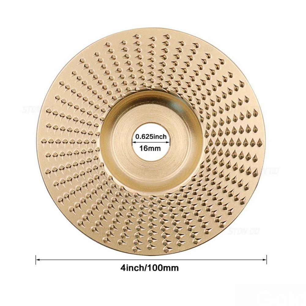 1/3Pcs Carbon Steel Wood Polishing Wheel Abrasive Tool Angle Grinder Disc Wood Grinding Wheel