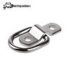 Нержавеющая сталь D-образное кольцо Напольная пряжка Крюк для прицепа Якорь для крепления