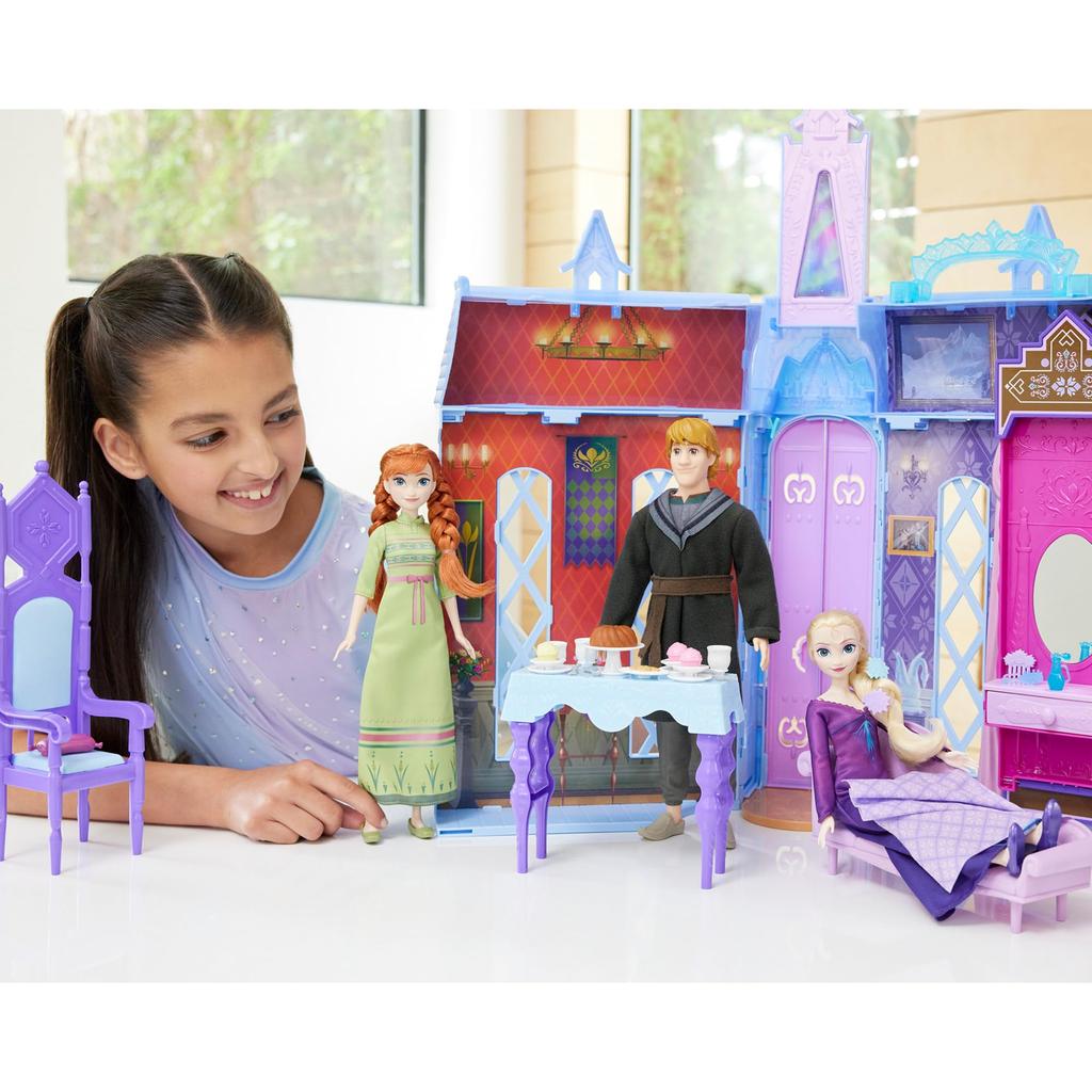 Mattel Холодное сердце Оденься и притворись, Анна и Эренделл Белая фигурка Олафа с игрой в переодевание для детей от 3 лет и старше Синяя HYH09 (Дисней Холодное Сердце) играть! Эльза, (3