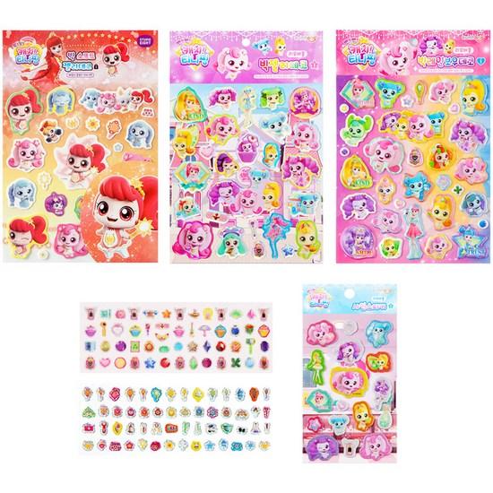 Catch Tiniping Removable Sticker Season 2 4-piece Set, a Popular Character In Korea