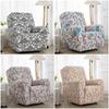Floral Printed Recliner Sofa Cover Stretch Spandex Armchair Slipcovers Elastic Removable Lazy Boy Chair Covers For Living Room