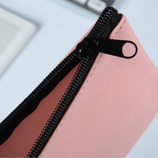 Банковский кошелек Сумка на молнии Застежка-молния Карманы из искусственной кожи Карман для хранения наличных Карты Ключи Сумка для хранения канцелярских принадлежностей