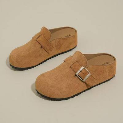 Осень новые ретро сумка голова полушлепанцы без задника Мори женская мода универсальные женские уличные шлепанцы