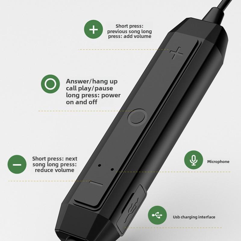 Беспроводные наушники Bluetooth для сна, комфортный и безболезненный сон на боку без давления, крепление на шею, спортивные наушники для бега с шумоподавлением