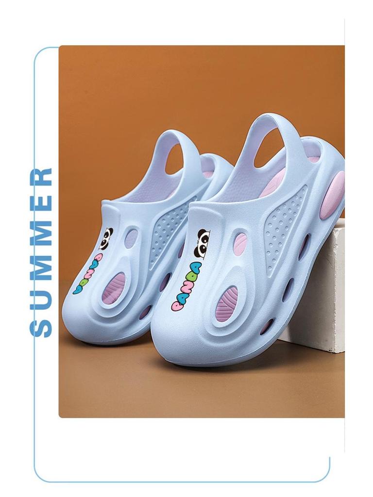 Детские летние сандалии-слипоны: Легкая, удобная пляжная обувь для мальчиков и девочек