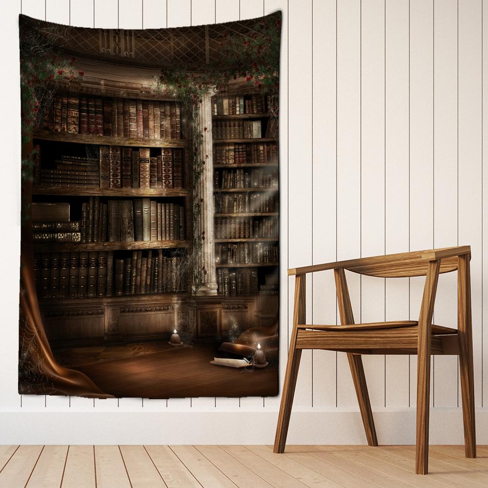 Зачарованный лес, грибной гобелен, настенный подвесной богемный тапиз, хиппи, художественный настенный фон, Декор, ткань