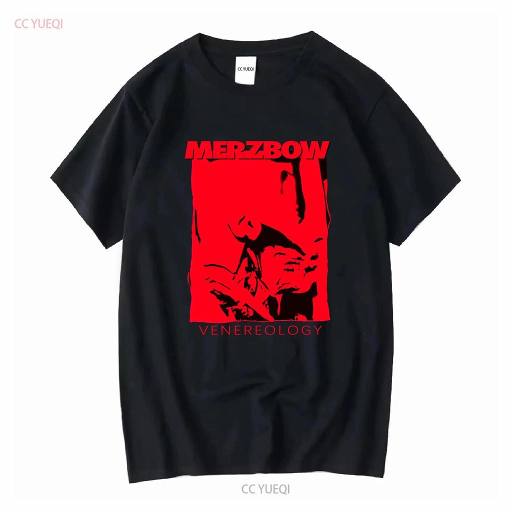 MERZBOW VENEREOLOGY RED SHIRT SIZE S 5XL vintage Washed Top For Everyday Wear Casual homme Breathable Versatile Stylish Soft