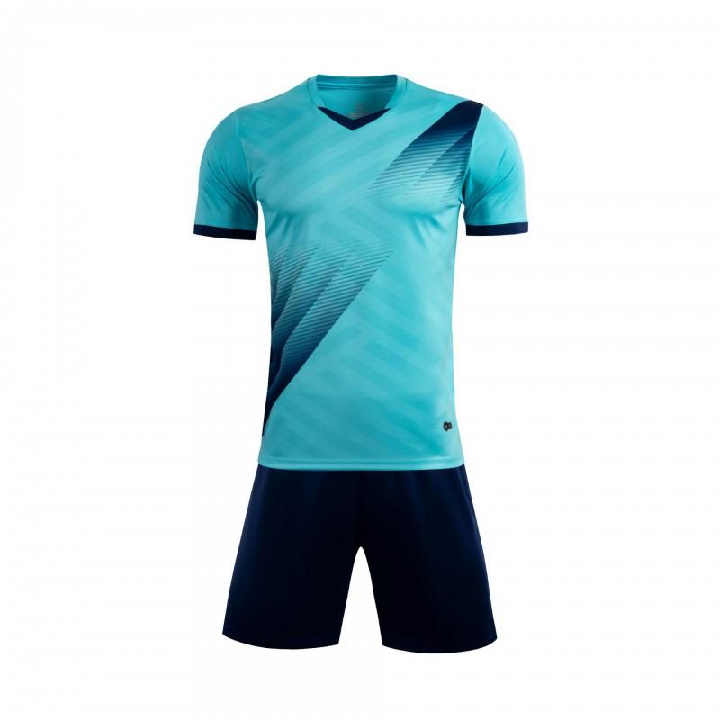 Mens Soccer Jersey Set Training Match Uniform Team Sports Kit Breathable Synthetic Fabric