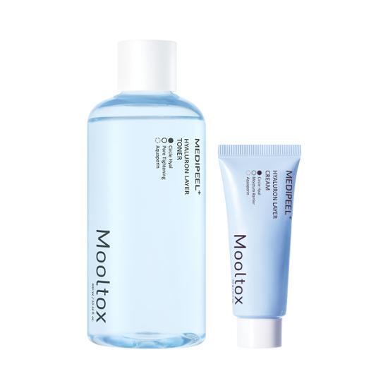 Mediheal Тонер с гиалуроновой кислотой Layer Water Tox 300 мл (+20г Кремовая миниатюра)