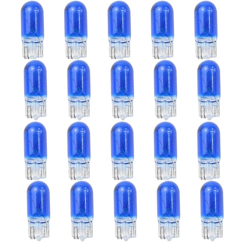 10/20 шт. Автомобильные T10 галогенные 3 Вт 194 158 клинья 12 В автомобильные лампы белые лампочки приборная лампа для чтения габаритные фонари аксессуары