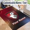 Custom Text Printed Rug Bournemouth Football Non Slip Floor Carpet For Home Room Decor