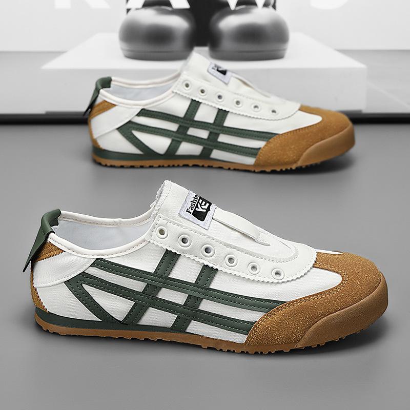 Мужская обувь летняя дышащая парусиновая обувь новая универсальная тонкоподошвенная обувь Форреста Гампа популярная повседневная спортивная обувь мужская