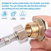 1-6PCS Water Tanks Tap Connector Brass Tap Click-Lock Hose Buckets Joint Adapter Water Pipe Connector Garden Irrigation Fitting