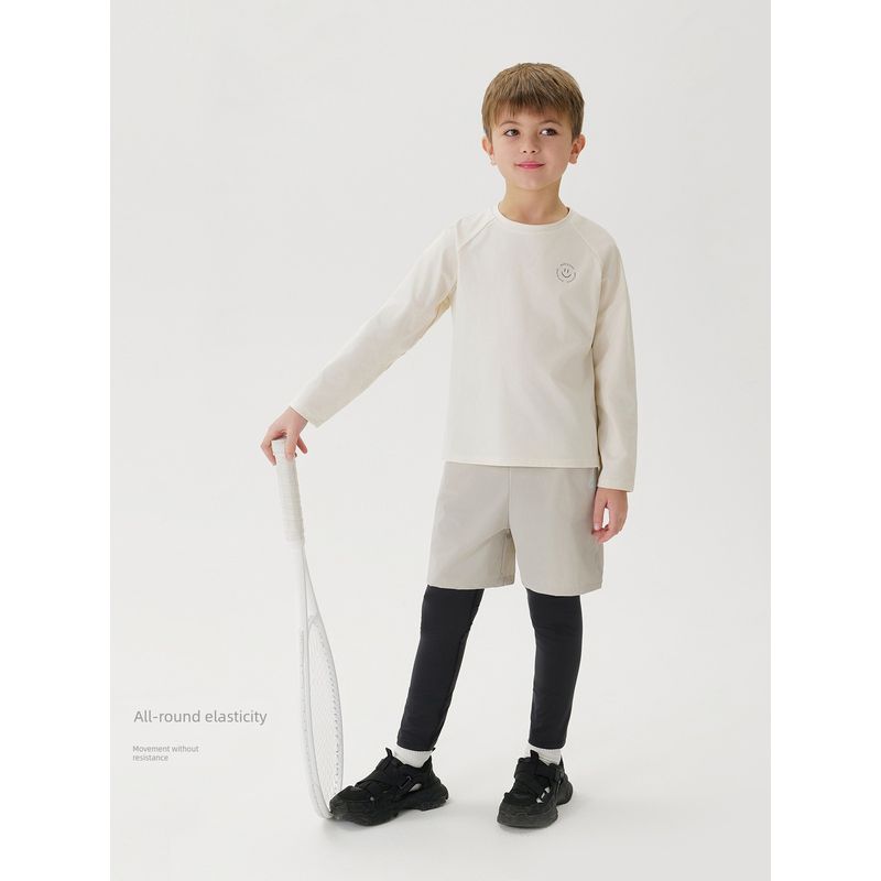 [Quick-Drying] Mark Jenny Boys' Fashionable Two-In-One Sports Pants Children's Pants Spring New Style 250037