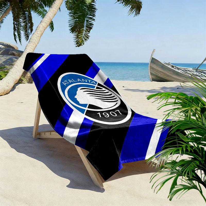 Atalanta BC poster Print Beach Towel, Large Soft Quick Dry Towel for Beach Camping Swimming