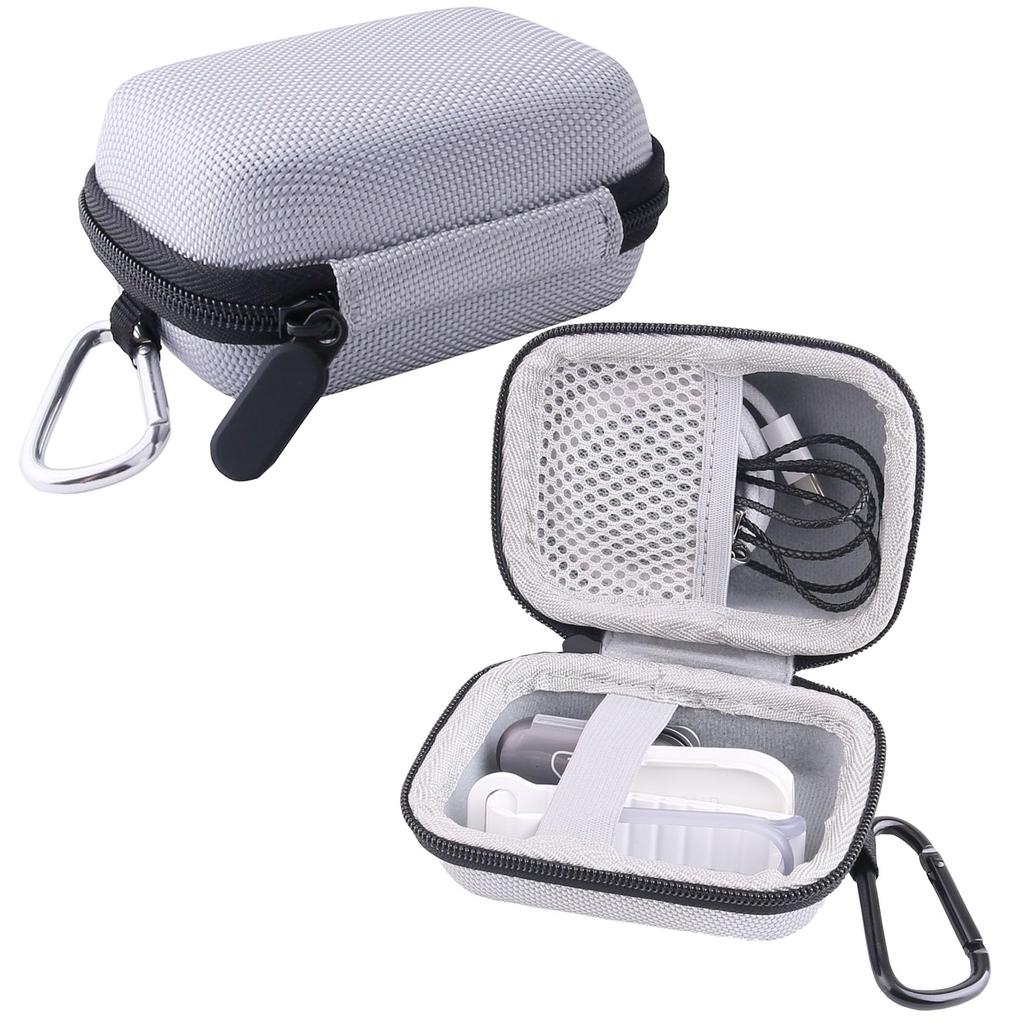 Чехол для хранения WERJIA, совместимый с PLAUD NotePin AI Voice, носимый AI-инструмент, совместимый с капсульным типом, защитный чехол для хранения, регистратор, (Серый)