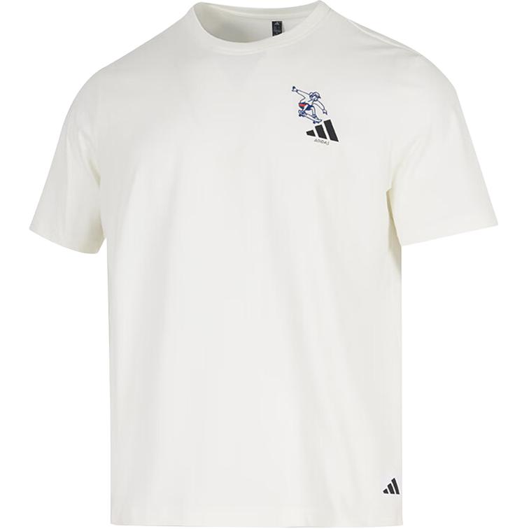Adidas SS25 Skateboard Sports Loose Fit Crew Neck Short Sleeve T-Shirt Men Tops KC2870