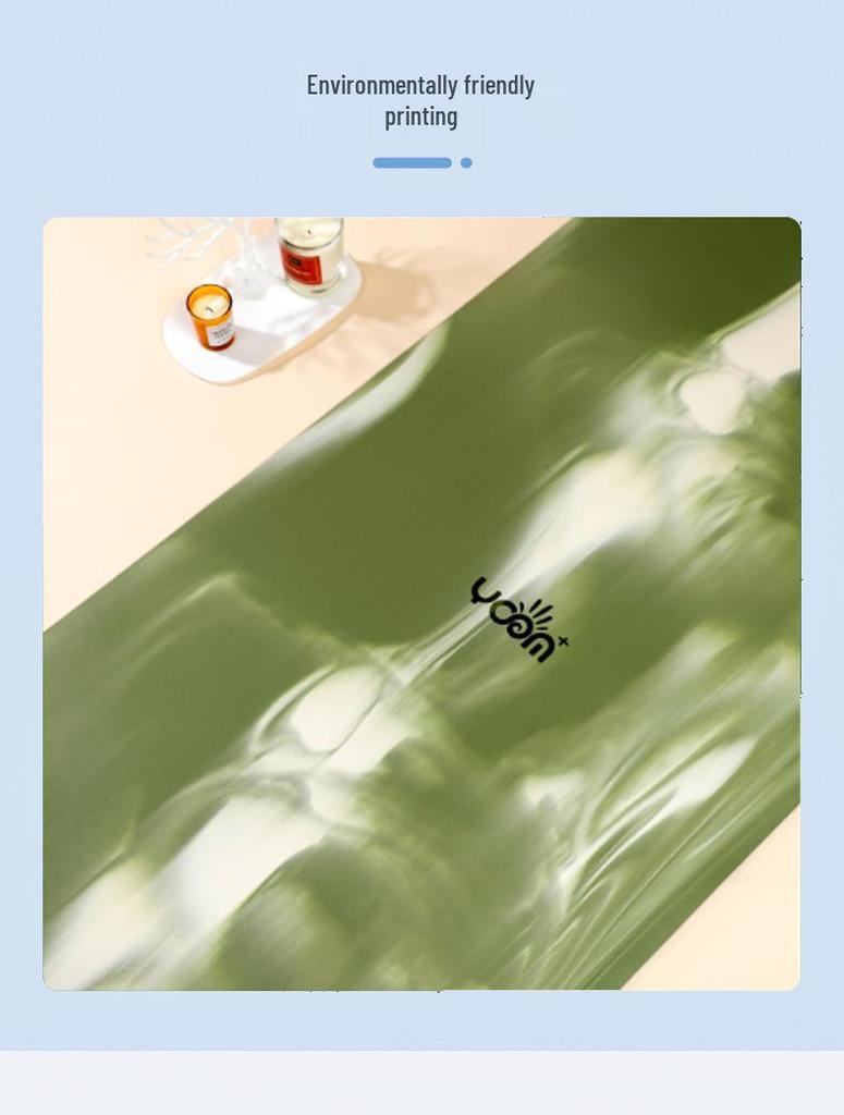 Градиентный ПУ коврик для йоги 5 мм - Нескользящий, Впитывающий пот, Натуральный каучук, Очень толстый