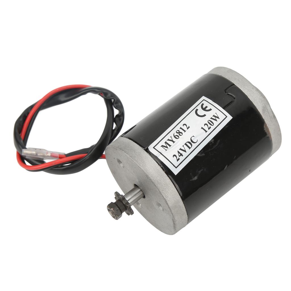 Electric Brushed Motor 24V120W High Speed Aluminum Alloy Brushed DC Motor for Electric Scooter