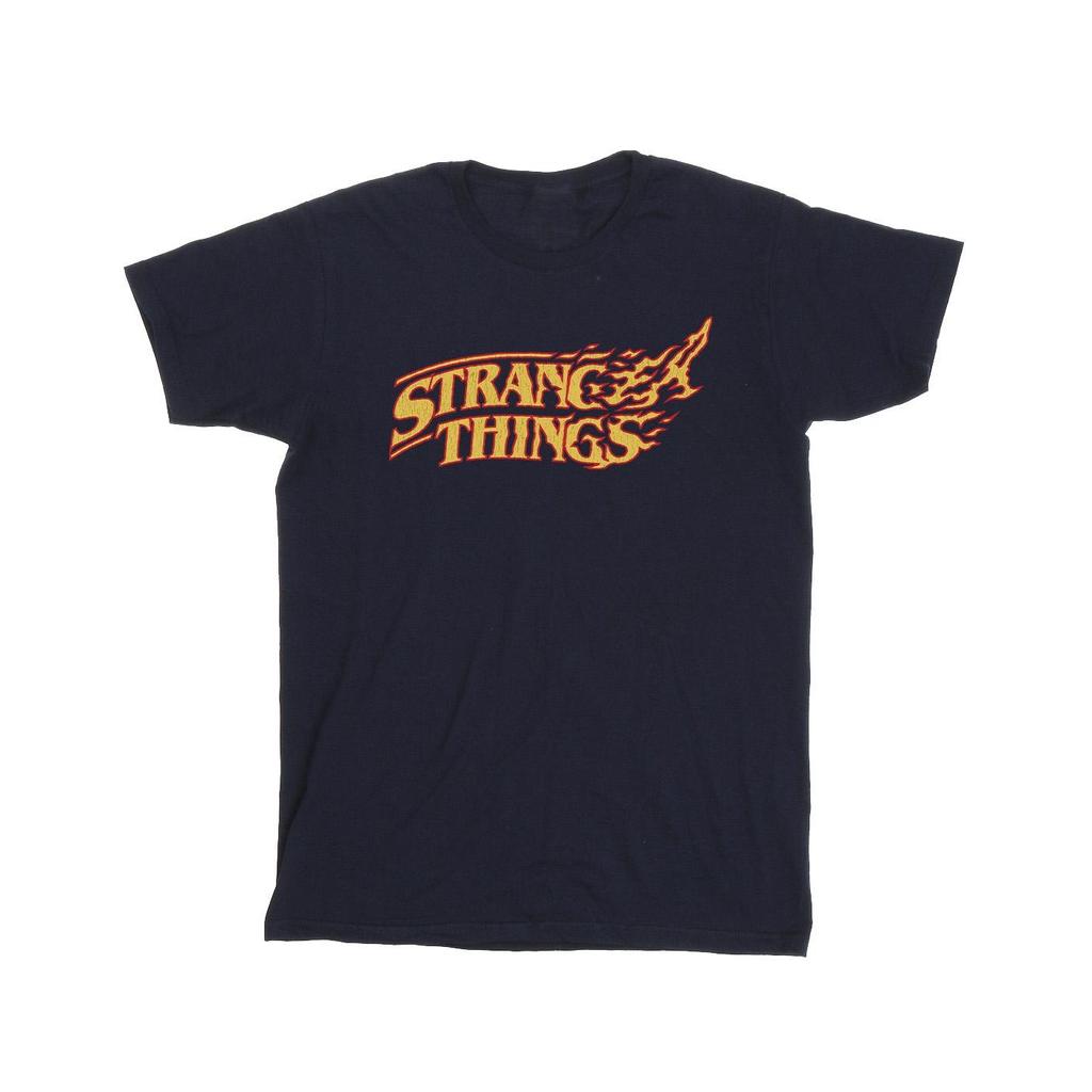 Netflix Mens Stranger Things Logo Breaking T-Shirt