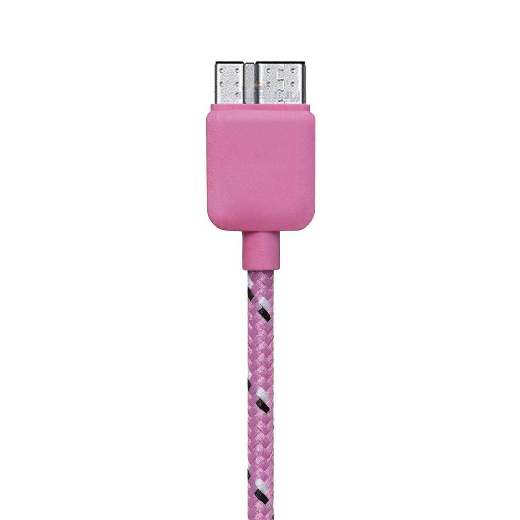 Nylon Braided Charging Cable For Smartphones With Fast Data Transfer For Travel And Daily Use