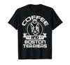Coffee and Boston Terrier Coffee Drinking Dog Owner Lover T-Shirt