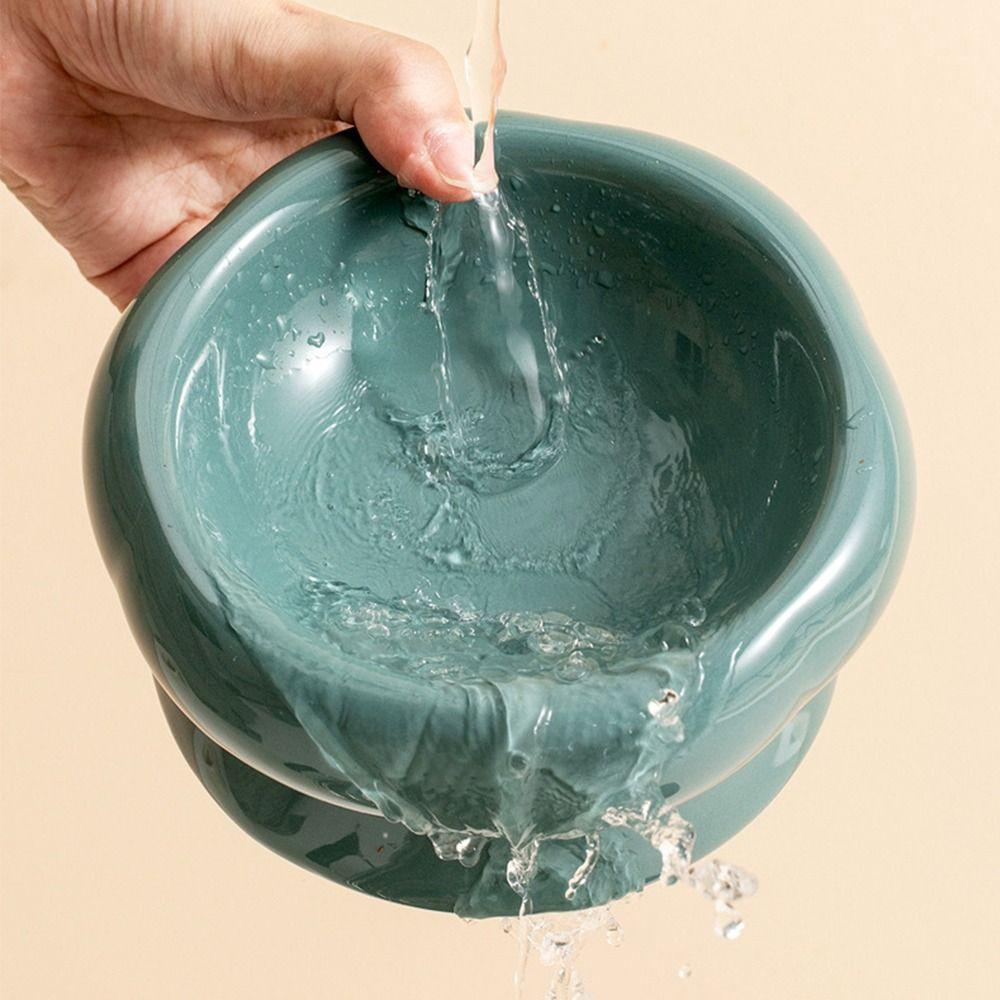 Керамическая миска для кошек в форме лепестка, миска для домашних животных против переворачивания, миска для корма для собак, аксессуары для животных