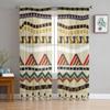 Elements Of Ethnic Style Luxurious Chiffon Sheer Curtains for Living Room Bedroom Decoration Window Voiles Tulle Curtain
