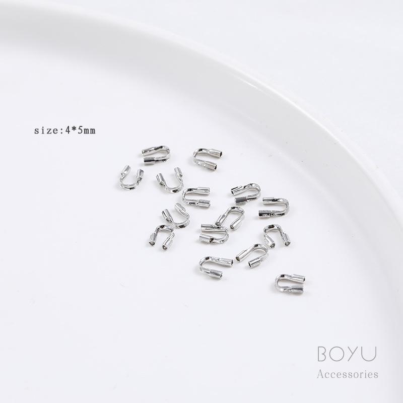 Застежка-зажим с позиционированием из 14-каратного золота для DIY жемчужного ожерелья - Защищающая цветная наконечник для бусин