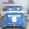 Malmo FF Pattern Bedding,Quilt Set Quilt Cover Pillowcase Home Birthday Gift (1 * duvet cover + 2 * pillowcase, without core)
