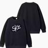2025 SKZZ Stray Kids Casual Long Sleeve Cotton Hoodie – Popular European & American Style with Round Neck Print