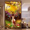 Animal Deer Large Size 5D DIY Diamond Painting Kits Full Diamond Living Room Diamond Painting Cross Stitch Crafts Wall Decor