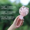 USB Rechargeable Portable Fan Air Cooler Handheld Fan Foldable Fan  for Camping Office Outdoor