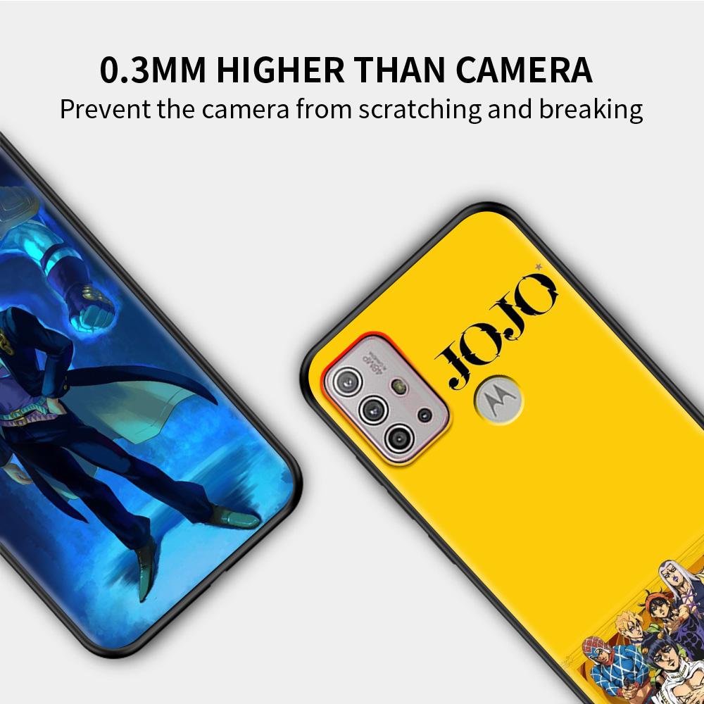 Чехол для Motorola One Fusion G8 G9 Power Plus G22 G30 G31 G50 G60 Edge20 E6s G чехол-стилус с рисунком «Невероятные приключения ДжоДжо»