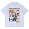 230 Gsm 100% Cotton Chainsaw Man V1 Power Print Unisex Heavy Cotton T Shirt